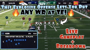 This Explosive Offense Lets You Put ANY WR At TE! | Rell Dots | Free Gun Trio Offset Wk eBook |