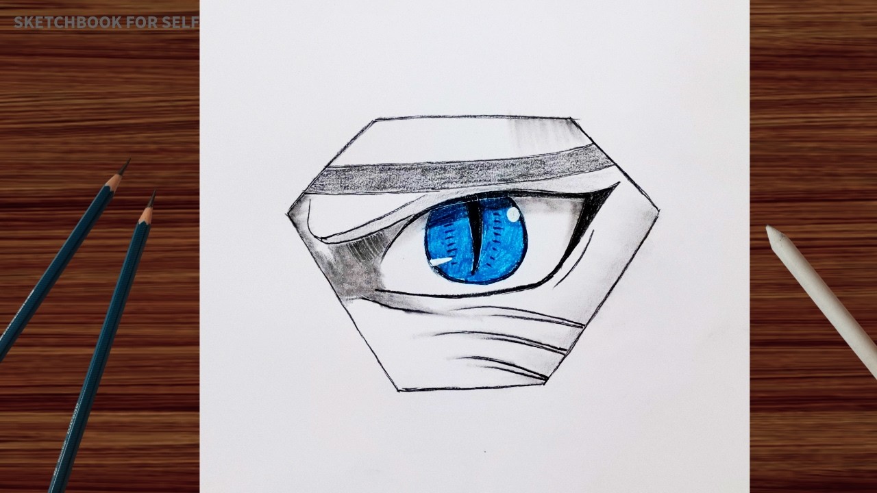 How to Draw Naruto Eye Step by Step | Easy Pencil Sketch Tutorial