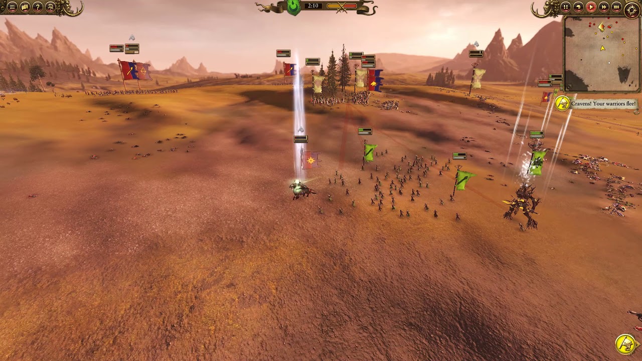 Wood Elves Vs Bretonnia Quick Battle Total War Warhammer 2 Mortal