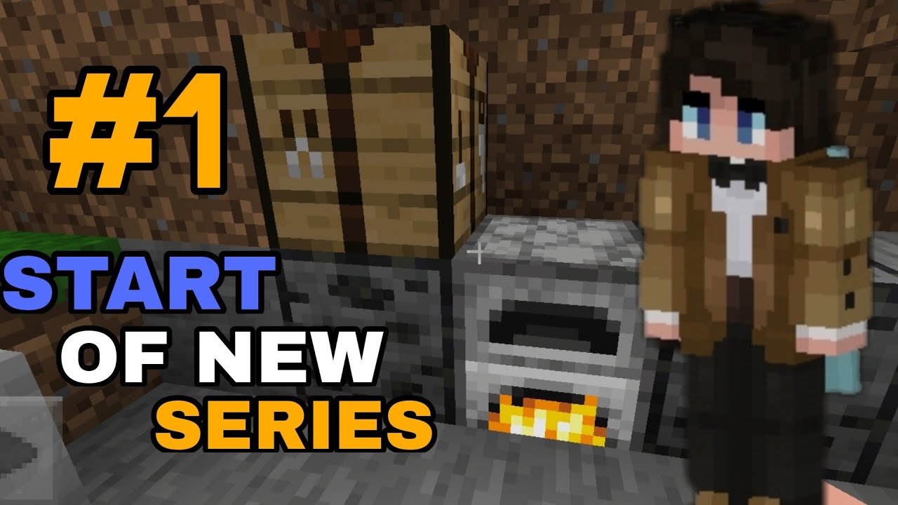 #1 Minecraft Survival series | Jungle biome and Caving | Minecraft PE