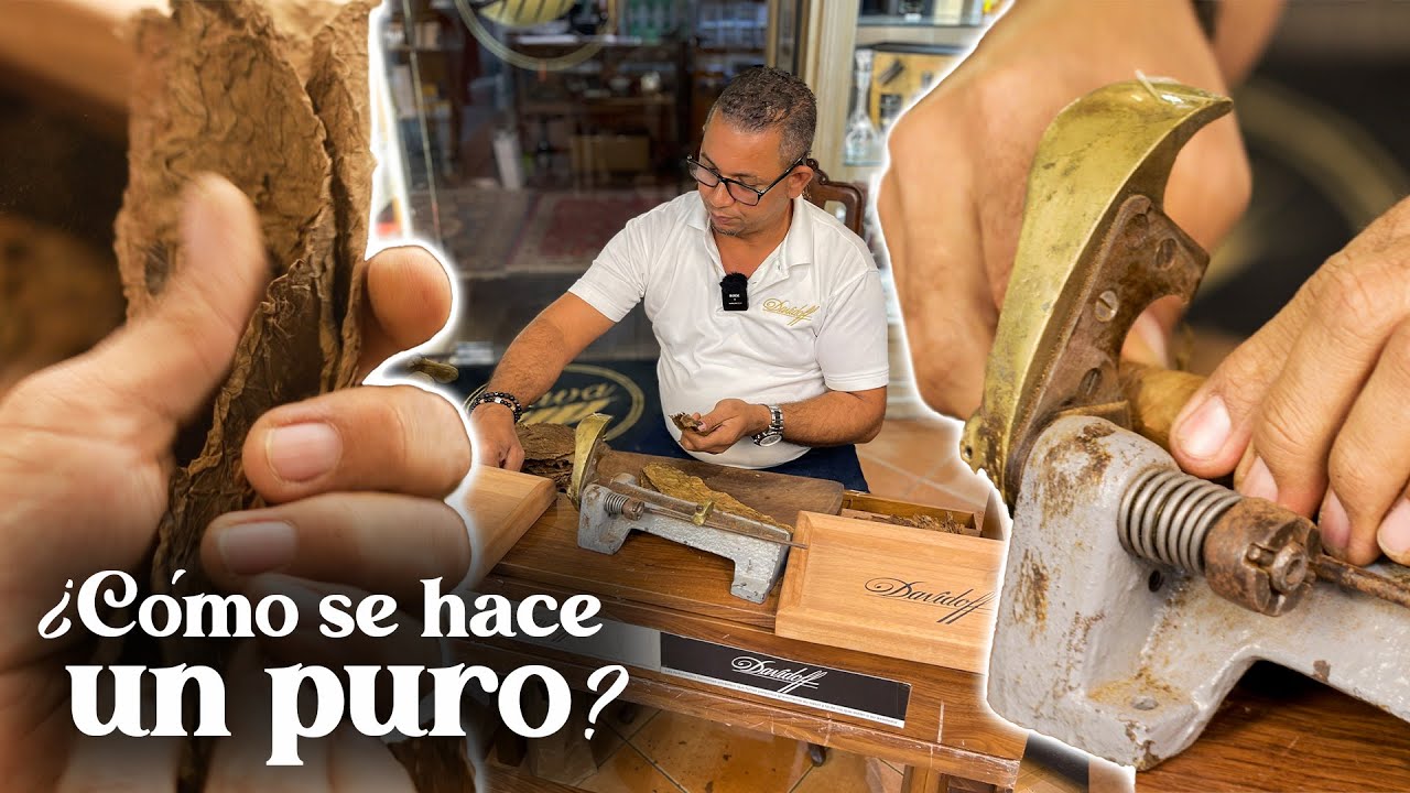 🔥¿CÓMO se hace un PURO DAVIDOFF? | Torcido y elaboración cigarro hecho a mano | Cigar Specialist