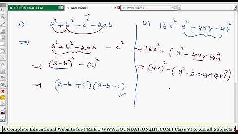 Problems on Factorisation by Difference of Two Squares - Part 1 || Class 9 Maths ICSE ||