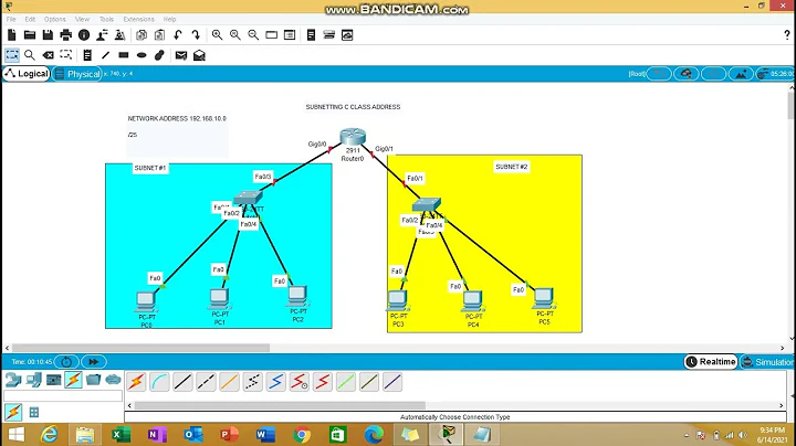 Subnetting Practice Example: Class C Address (Simulation in Cisco Packet Tracer)