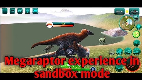 🦖Megaraptor experience in sandbox mode🦖[The cursed isle].Apex gamer.