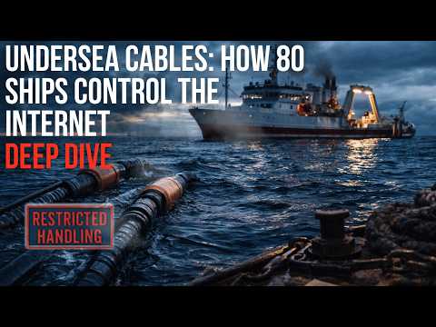 Video Deep Dive: Undersea Cables, the Hidden Battle Beneath the Ocean, & How 80 Ships Control the Internet