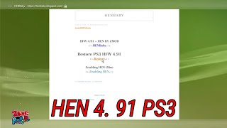 HEN 4. 91 PS3