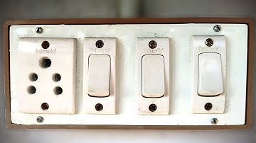 Switch board connections in telugu | how to make electrical switch board