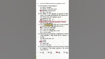 WBPSC JE ELECTRICAL Previous Year Questions Paper 2018 |