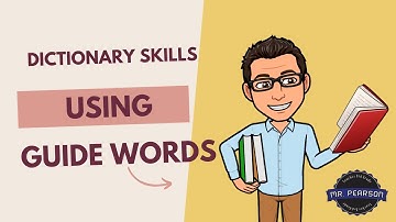 How to Use Guide Words (Dictionary Skills) - Mr. Pearson Teaches 3rd Grade