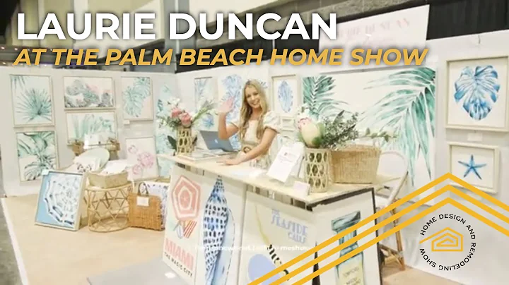 Palm Beach Artist, Laurie Duncan at the Palm Beach...