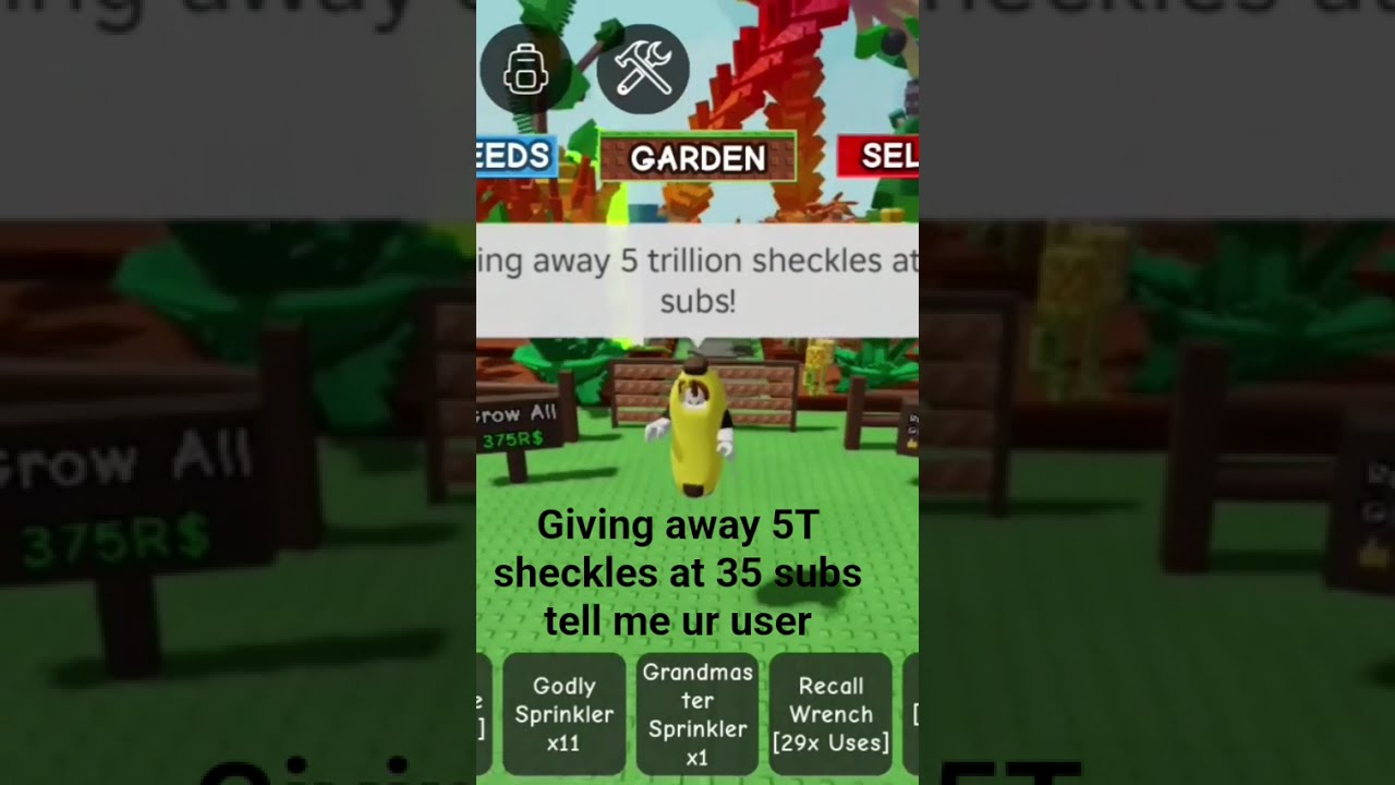 Giving Away 5t Sheckles
