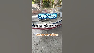 Thuyền Nhựa Cano 4m5| Bảo Ngọc Composite 0986856697