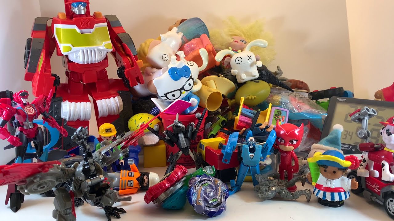 New cheap used Transformers & Gobots from Guelph Value Village toy bags