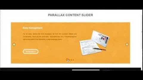Easy Wordpress Parallax Slider