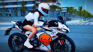 Girl's on superbike #3 | tiktok trending | Adibe zeme