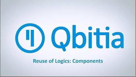 Reusable components in Qcaid