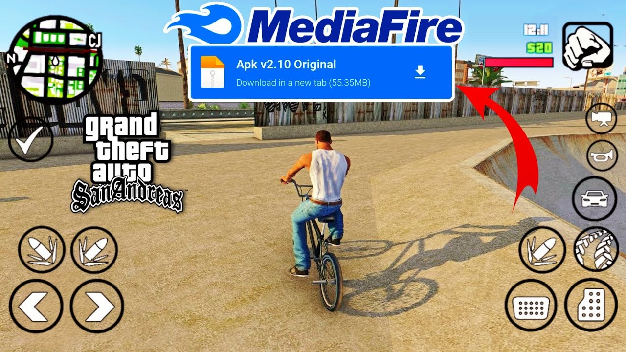 DOWNLOAD GTA SAN ANDREAS ATUALIZADO 2021 (Android) Como Baixar GTA SA no  CELULAR de GRAÇA *MediaFire DOWNLOAD GTA SAN ANDREAS ATUALIZADO 2021 ( Android), By Heverton Tutoriais