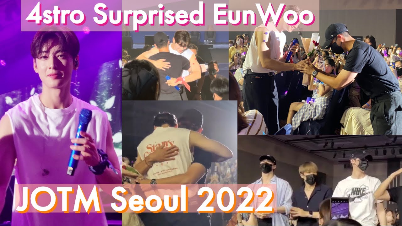 Cha Eun Woo was Surprised by MJ, Jinjin, MoonBin, Sanha at JOTM Seoul 2022
