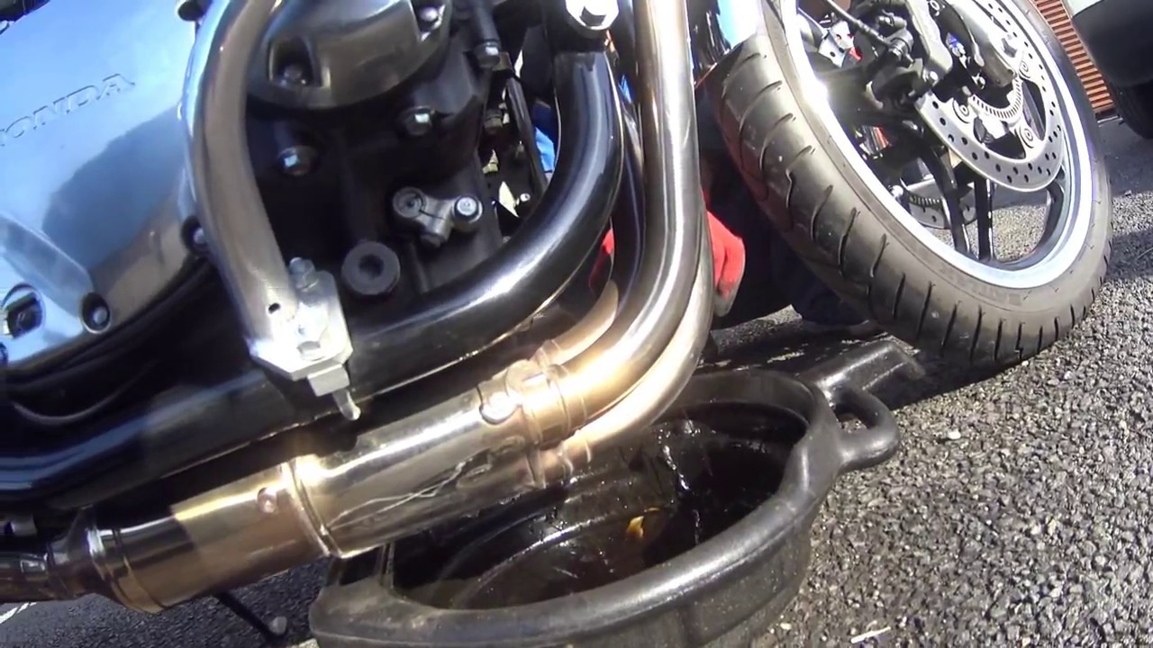 ｃｂ１１００ モトブログ オイル交換をしていただきました Youtube