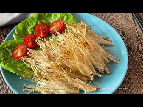 Baked Enoki Mushroom