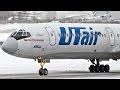 Ту-154М RA-85796 UTair ЮТэйр Внуково руление и взлет