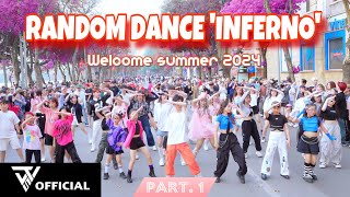 [KPOP IN PUBLIC] Random Dance INFERNO Welcome Summer By The Will5 | PART 1 | Nhảy Trên Phố Đi Bộ