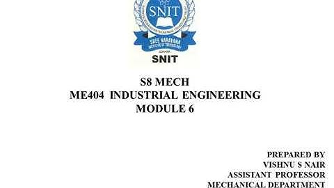 SNIT# KTU S8 MECH #IE MODULE 6 #RELIABILITY & #FAILURE