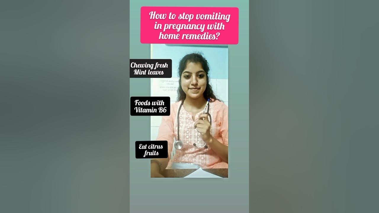 how-to-stop-vomiting-in-pregnancy-with-home-remedies-youtube