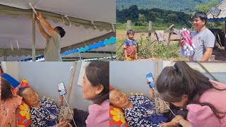 Dai Doj Fai Thiab Niam Laus Kij Muab Tsho Zoo Nkauj Rau Niam Hlob Zoo Siab Heev