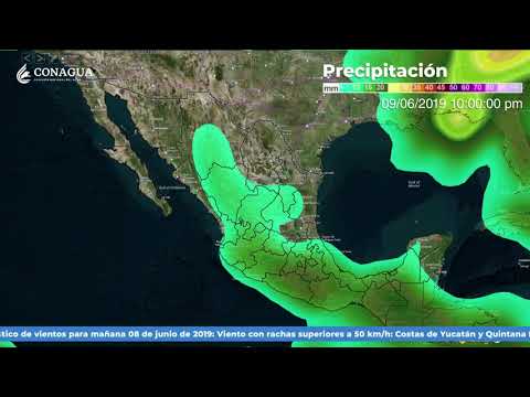 8 y 9 de junio de 2019 Pronóstico del Tiempo