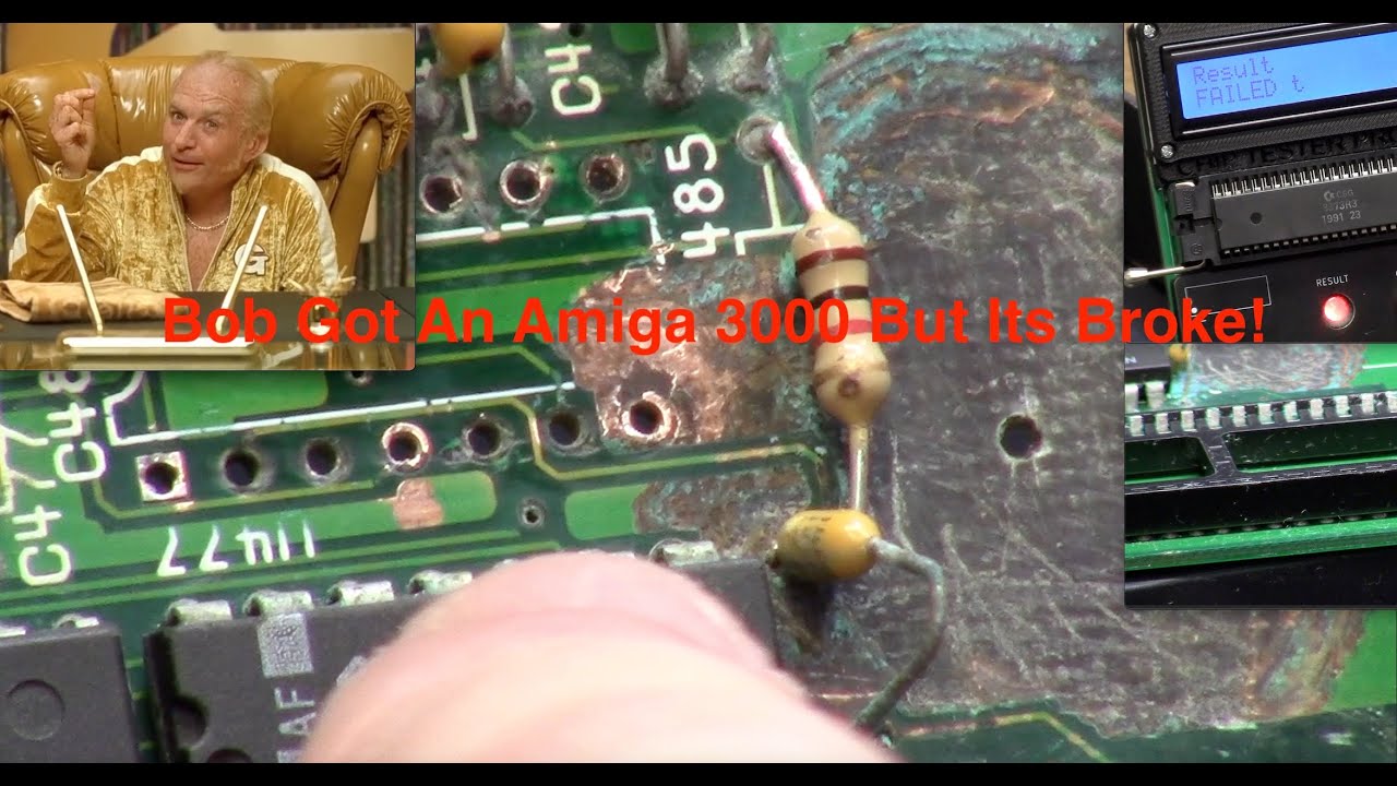 Bob got an Amiga 3000 but its broke