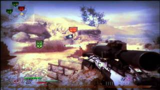 MW2 Triple kill with Barrett sync with music