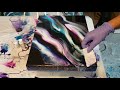 Simple Resin Swipe / Fluid Art / Epoxy Resin Art / Abstract Art