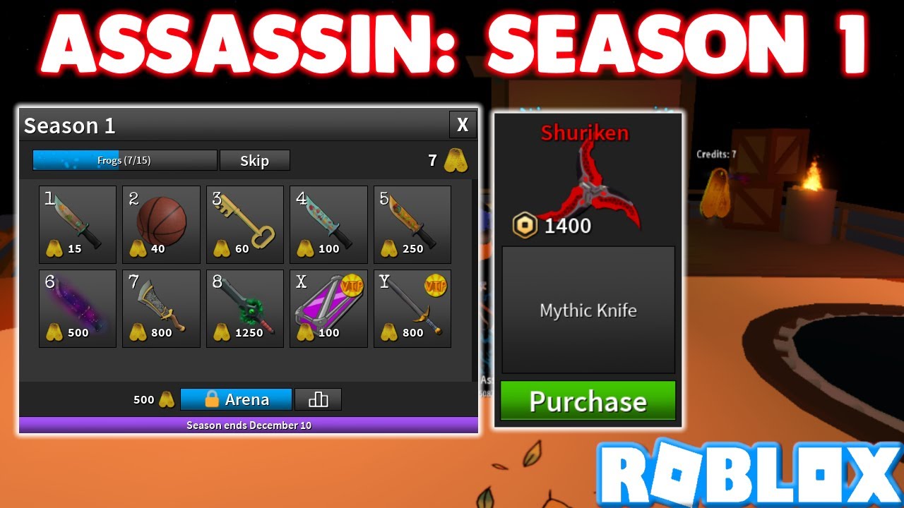 New Assassin Season 1 Update Roblox Competitive Mode Revamp Youtube - roblox assassin accounts