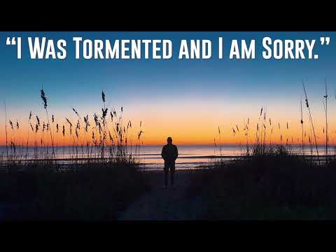 "I Have Been Tormented and I Apologize" - Michael Chriswell Apology