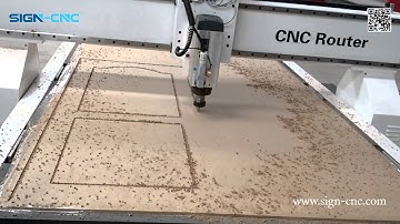 SIGN-1325 woodworking cnc router with vacuum table engraving and cutting on wood, wood door making