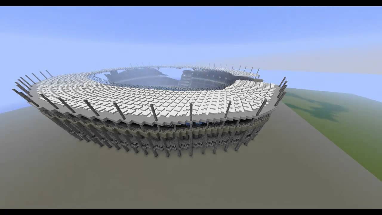 Minecraft Fußballstadion Bauplan Minecraft Fußballstadion Bauplan