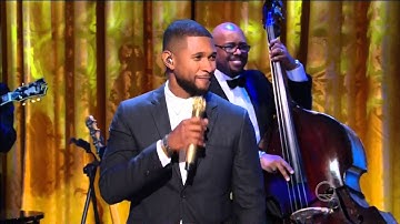 Usher sings What I
