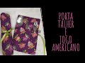 Porta talher e guardanapo jogo americano portátil fácil