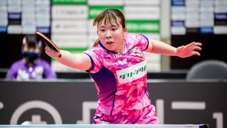 野村萌 Moe Nomura スーパープレー 九州アスティーダ vs 京都カグヤライズ ノジマTリーグ2022-2023【卓球 Tリーグ公式】