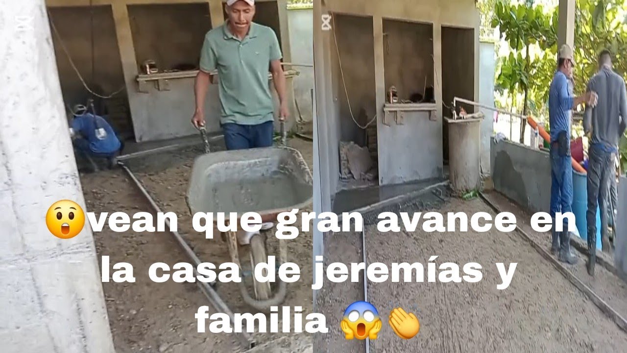 🚨Jeremías y Elvia siguen avanzando con el proyecto de sus 🏡 vean que asen el día de hoy 😱 