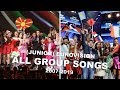 (Junior) Eurovision: All group songs (2007-2019)
