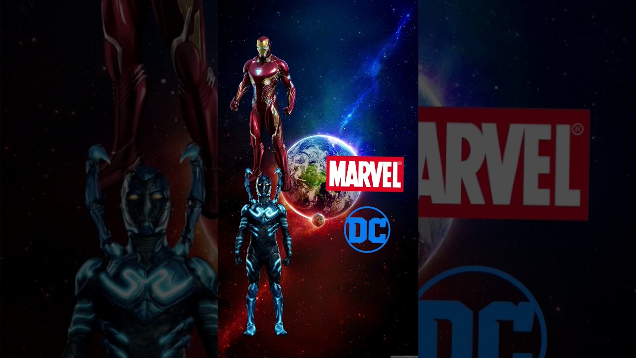 iron man and blue beetle vs marvel and dc 