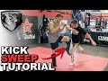 How to Sweep your Opponent with Muay Thai Low Kick