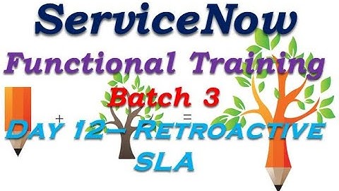 Batch3 :: Day 12 || Retroactive SLA || ServiceNow Functional Training #Shorts #Short