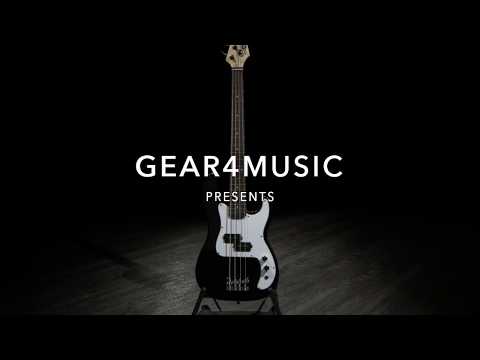 3/4-la-bass-guitar-by-gear4music,-black-|-gear4music-demo