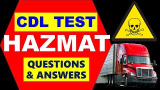 CDL Prep Test  'HAZMAT'