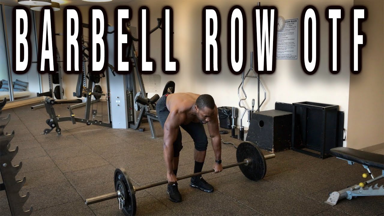 Barbell Row Off The Floor (Pendlay Row) YouTube