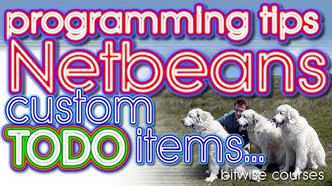 How to add custom TODO tags in Netbeans