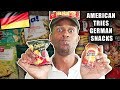 BLACK AMERICAN TRIES GERMAN SNACKS FOR THE FIRST TIME!!!🇩🇪🇺🇸